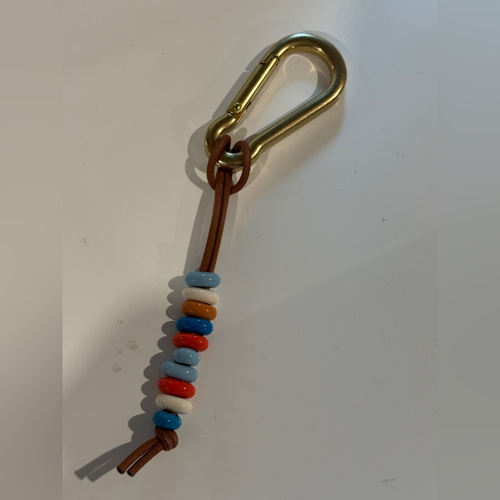 Adina Reyter new  Carabiner with Beaded Keychain